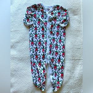 Roller Rabbit Christmas Footie Pajamas - 3-6M